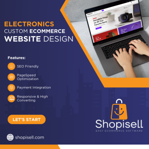 Elektronica Ecommerce Website Ontwerp