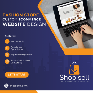 Modewinkel Ecommerce Website Ontwerp