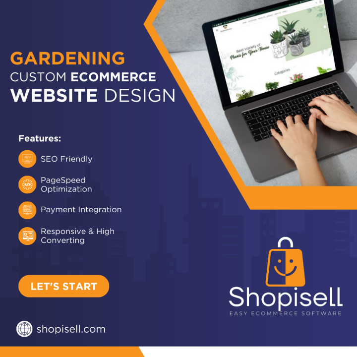 Tuinieren e-commerce website ontwerp