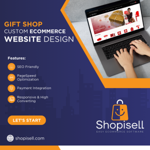 Progettazione di siti web e-commerce per negozi di articoli da regalo