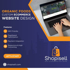 Biologische Lebensmittel Ecommerce Website Design