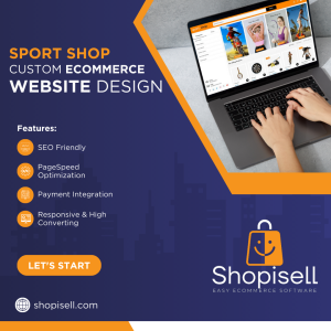 Sport Shop Ecommerce Website Design