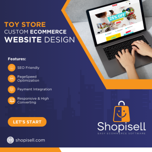 Progettazione di siti web personalizzati per l'e-commerce di giocattoli